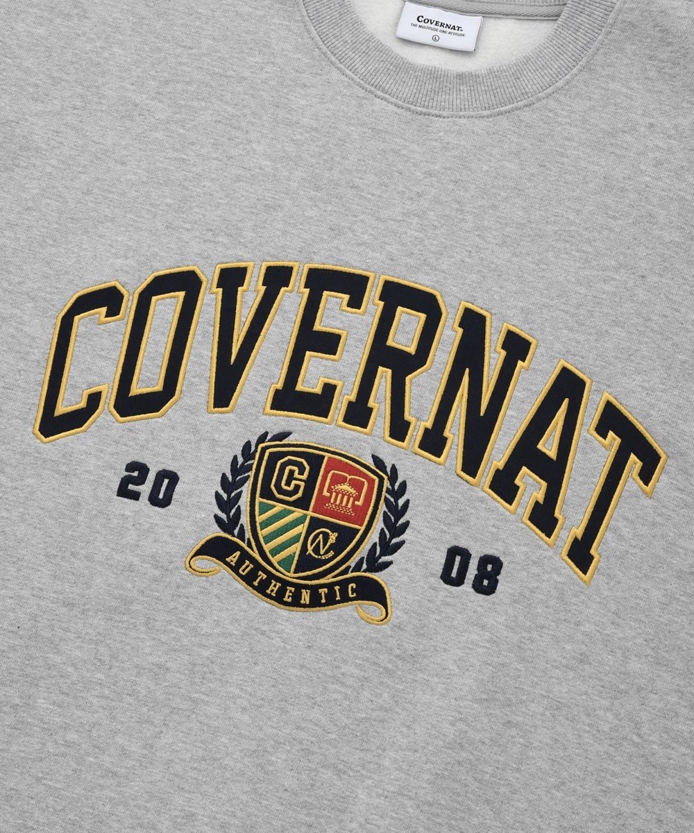 學院風大學Tee PREPPY EMBLEM SWEATSHIRTS