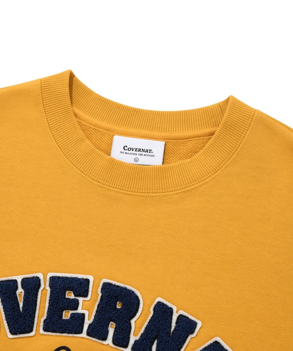 復古風運動風長袖大學Tee SPORTS CLUB COLLEGE SWEATSHIRTS