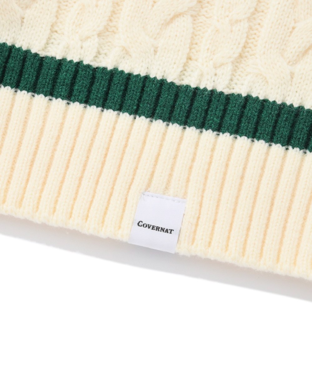 麻花針織背心 CABLE KNIT VEST