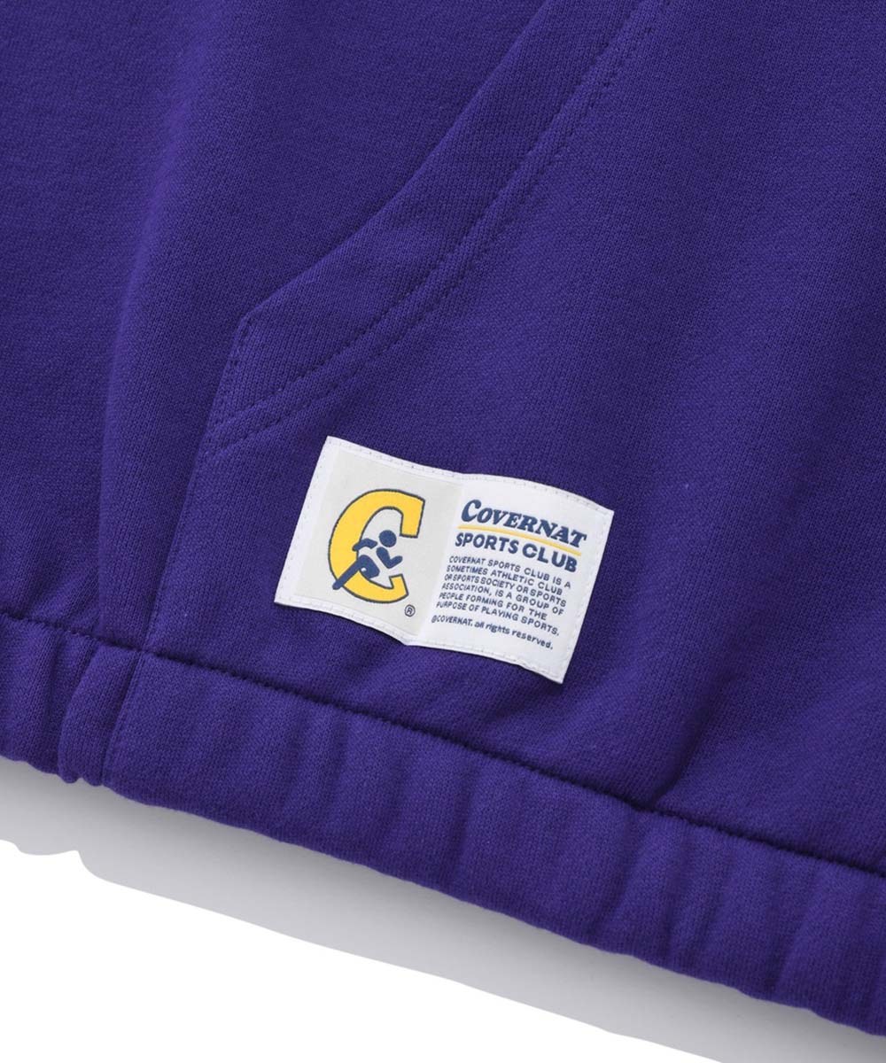 復古運動風帽TEE SPORTS CLUB BUTTON HOODIE