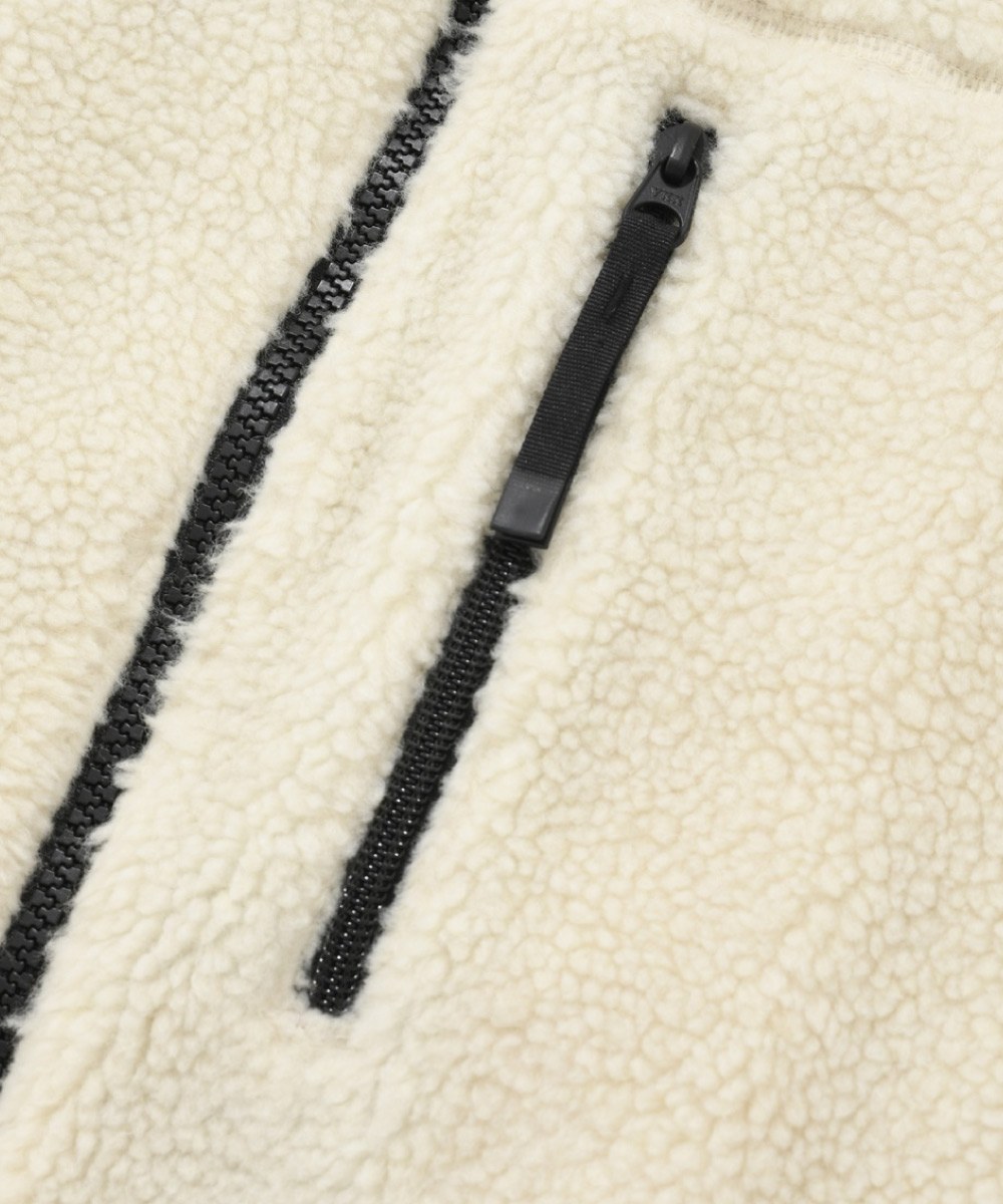 雙面穿高領刷毛外套 REVERSIBLE FLEECE ZIP-UP JACKET