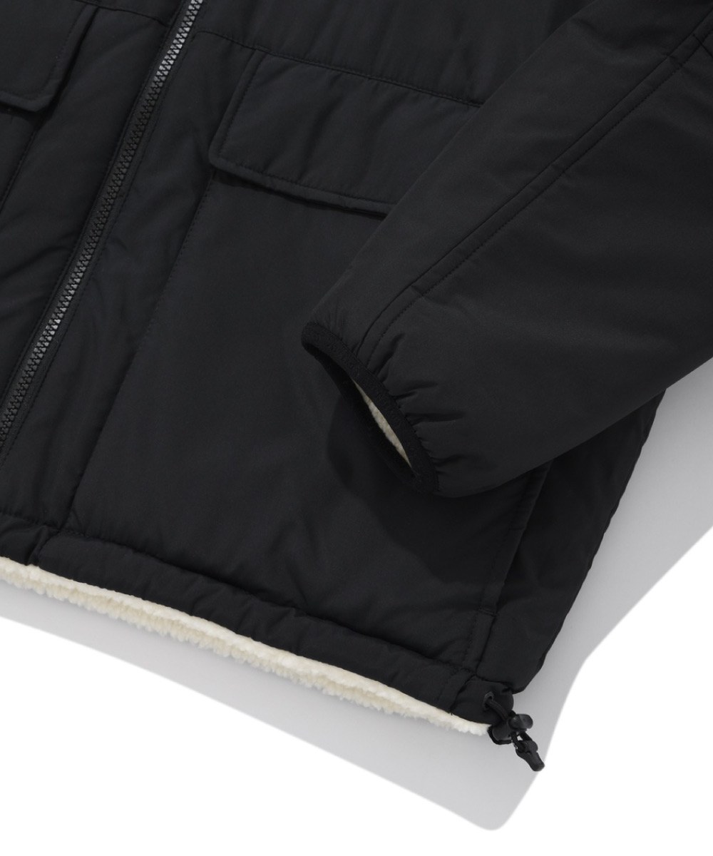 雙面穿高領刷毛外套 REVERSIBLE FLEECE ZIP-UP JACKET