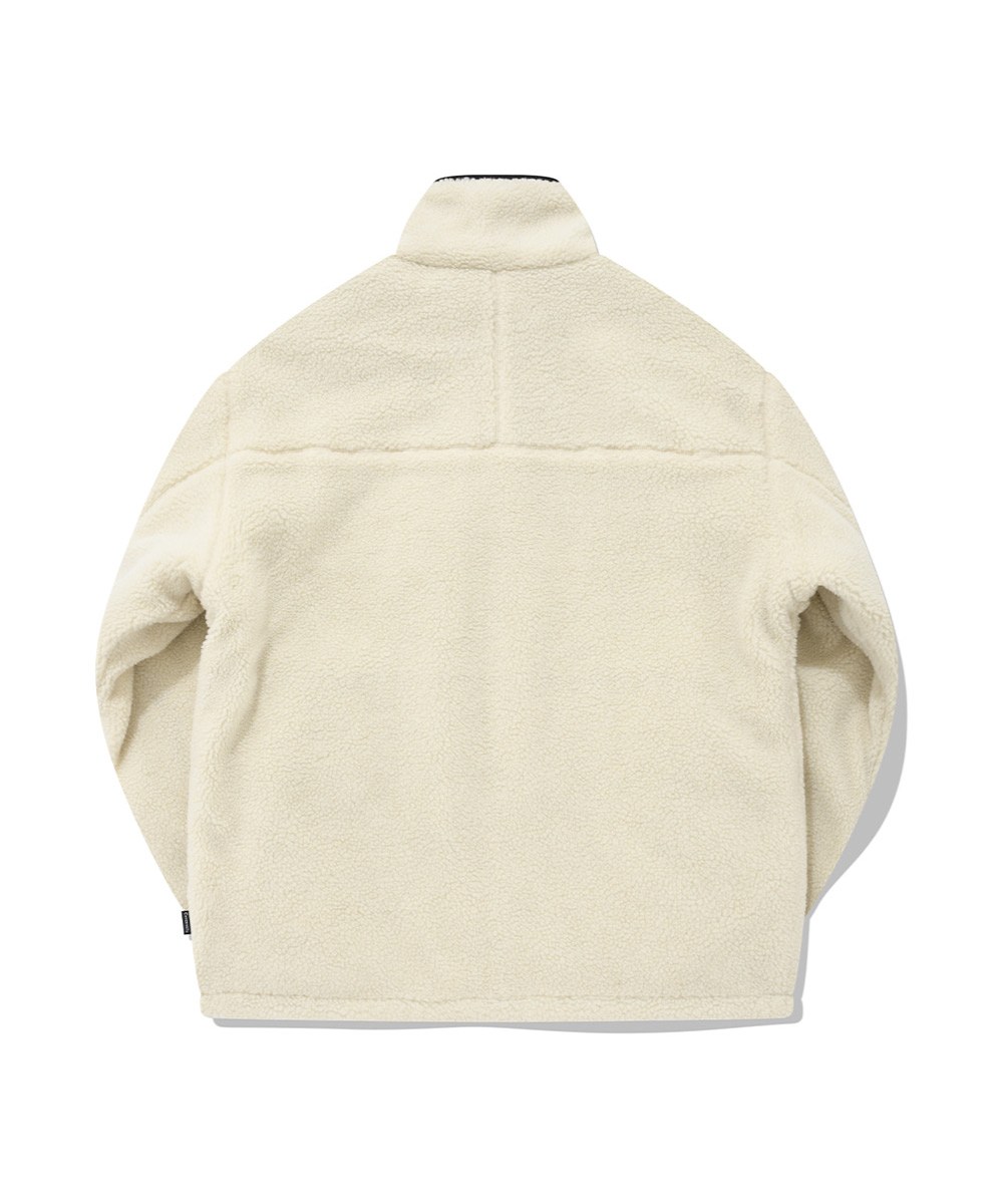 雙面穿高領刷毛外套 REVERSIBLE FLEECE ZIP-UP JACKET