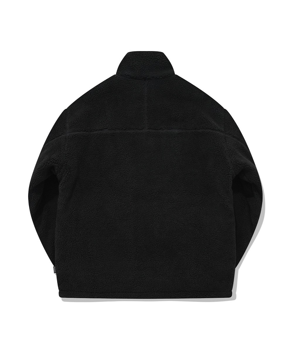雙面穿高領刷毛外套 REVERSIBLE FLEECE ZIP-UP JACKET