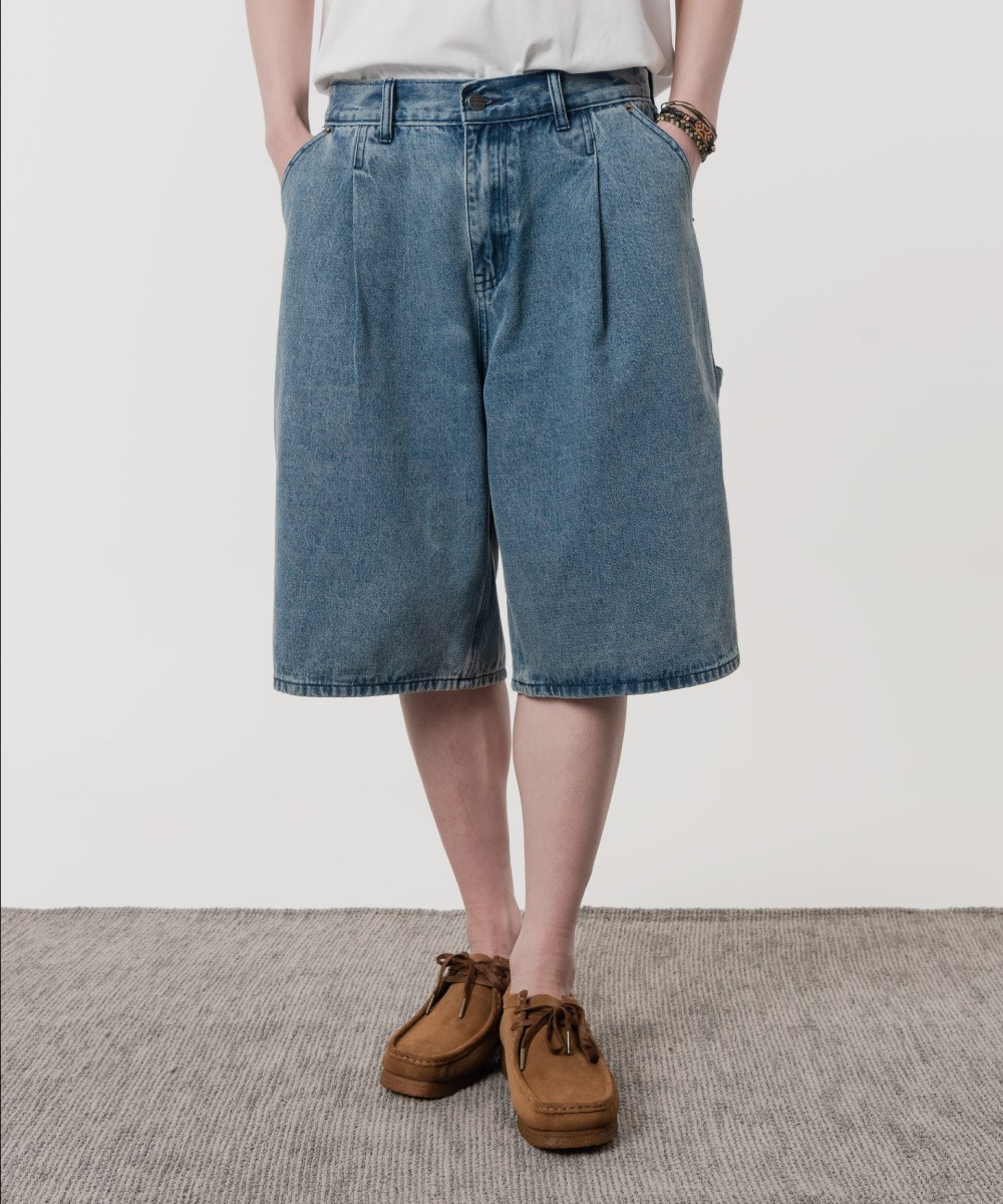 水洗百慕達短褲 BIO WASHING BERMUDA CARPENDER PANTS