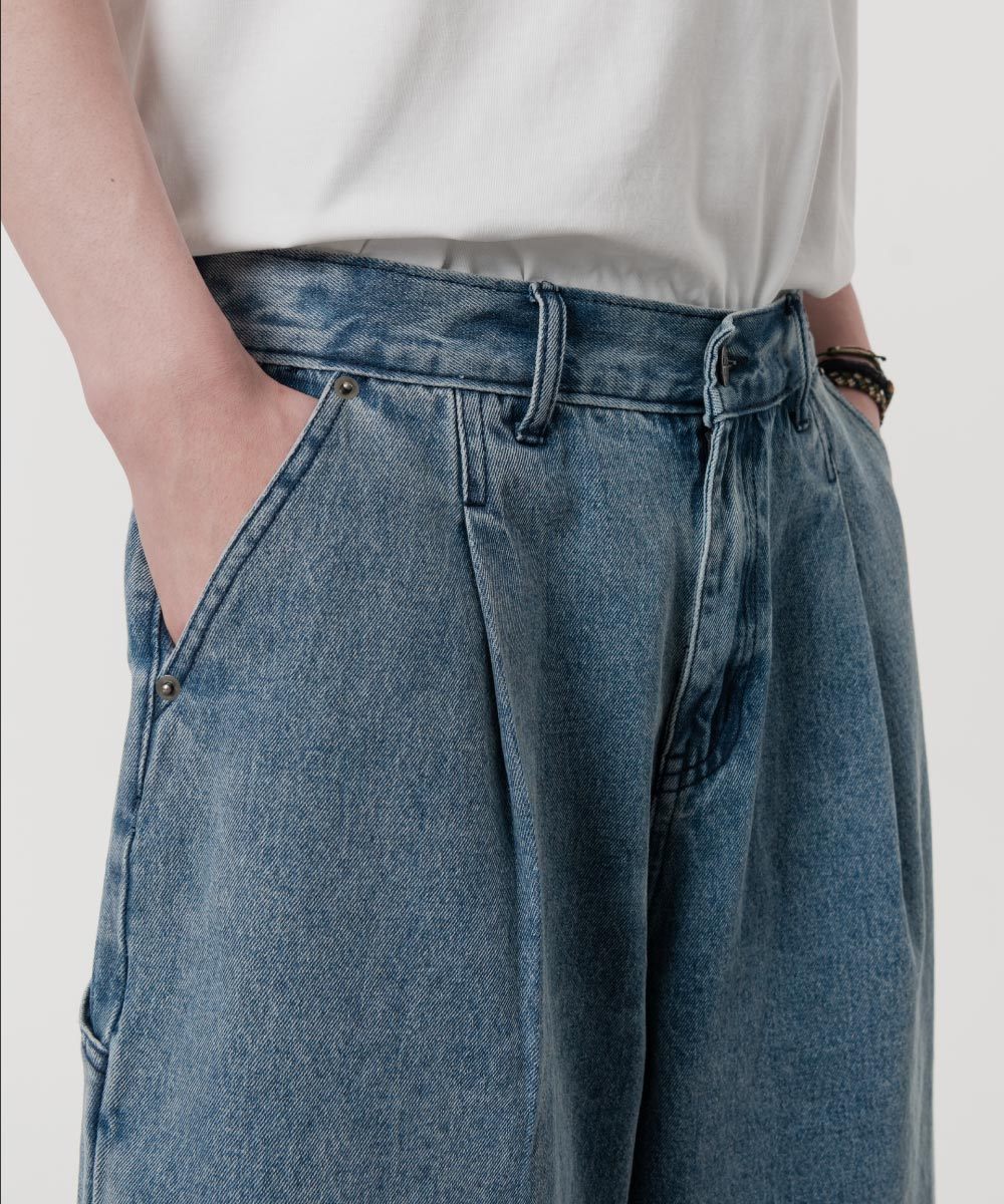 水洗百慕達短褲 BIO WASHING BERMUDA CARPENDER PANTS