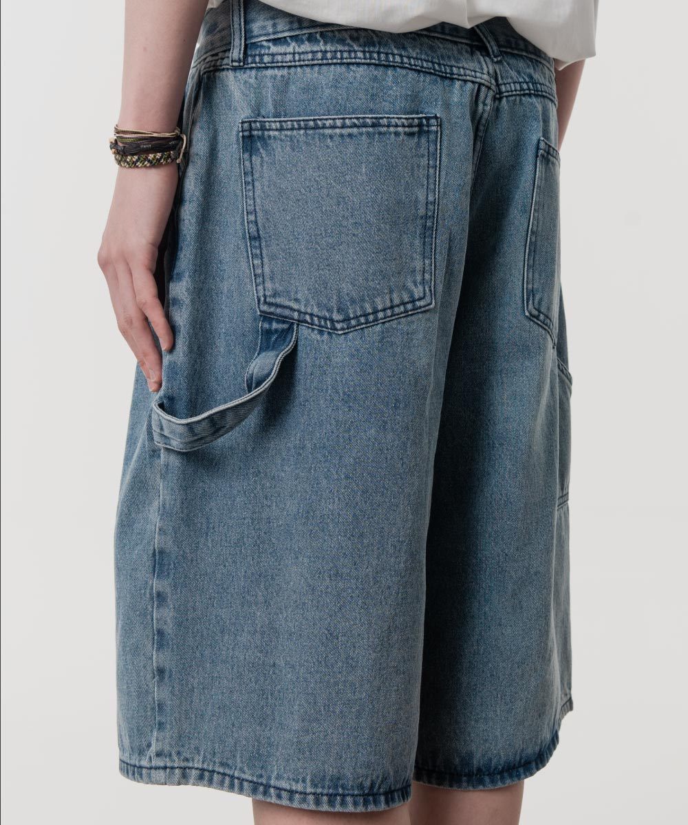 水洗百慕達短褲 BIO WASHING BERMUDA CARPENDER PANTS