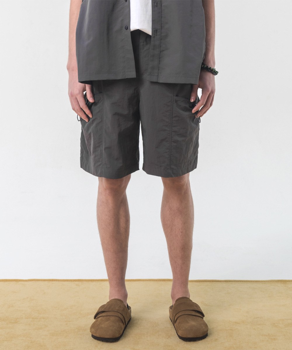 尼龍休閒短褲 SIDE POCKET HALF PANTS