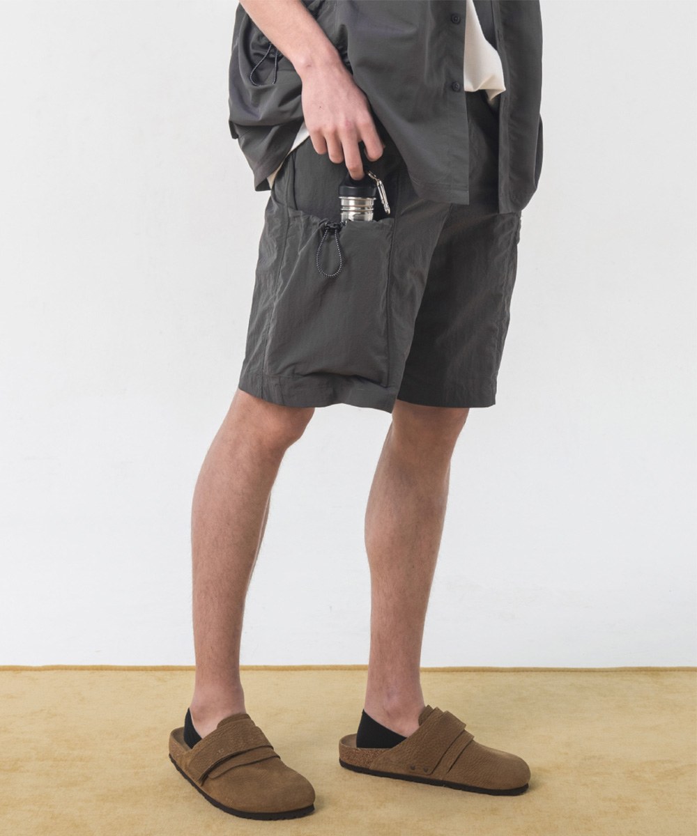 尼龍休閒短褲 SIDE POCKET HALF PANTS