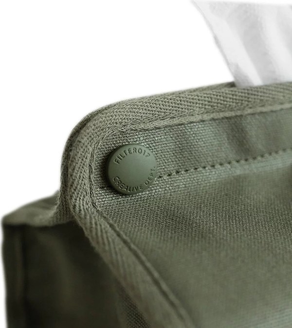 Mix Badger Waxed Canvas Tissue Cover 米斯獾上蠟帆布紙巾套