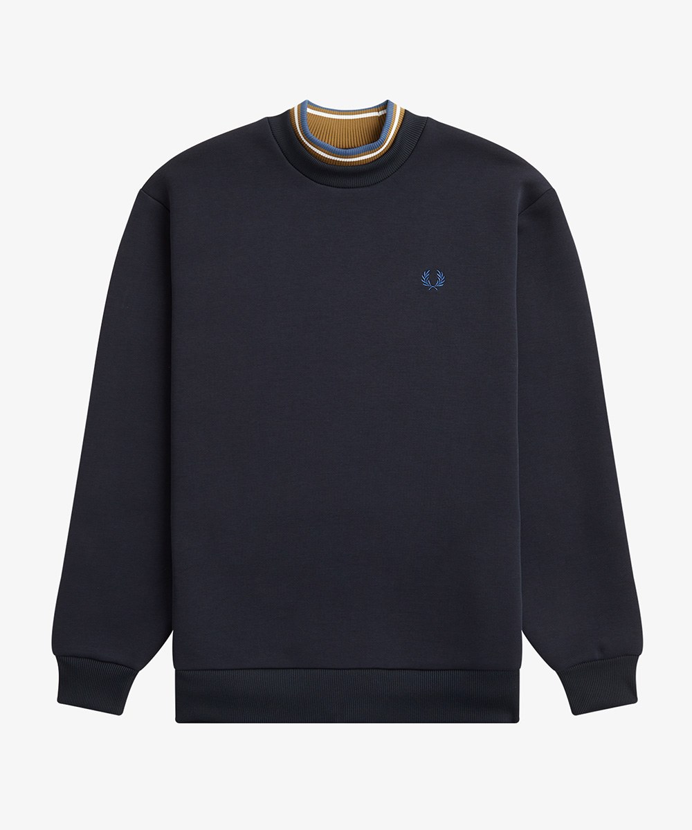 M4632 KNITTED RIB SWEATSHIRT 針織羅紋領口長袖上衣