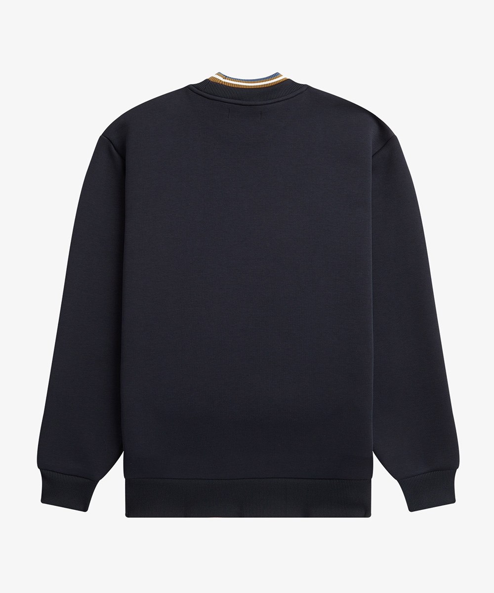 M4632 KNITTED RIB SWEATSHIRT 針織羅紋領口長袖上衣