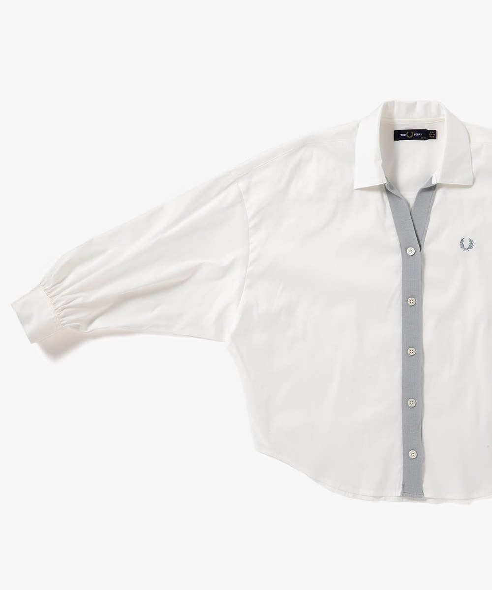 F8674 RIBBED SHIRT CARDIGAN 羅紋滾邊開襟衫