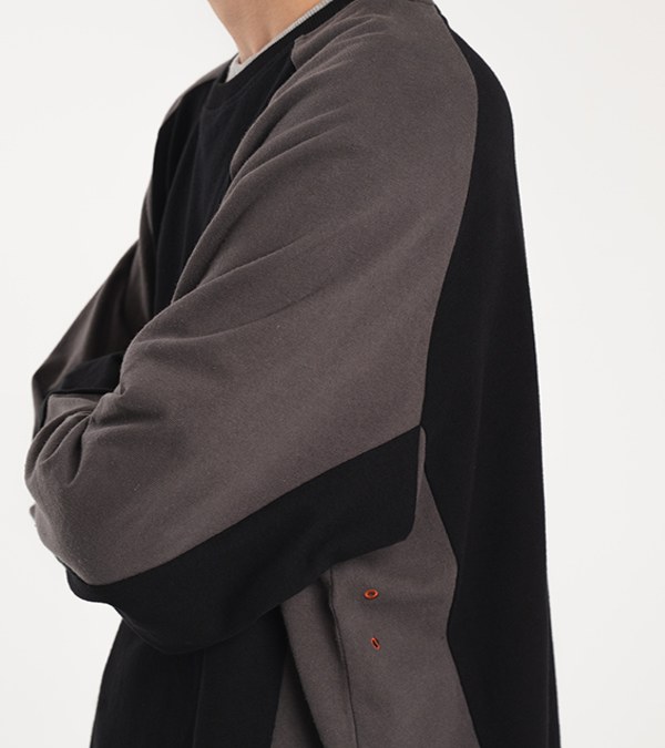 拼接長TEE PANEL L／S TEE