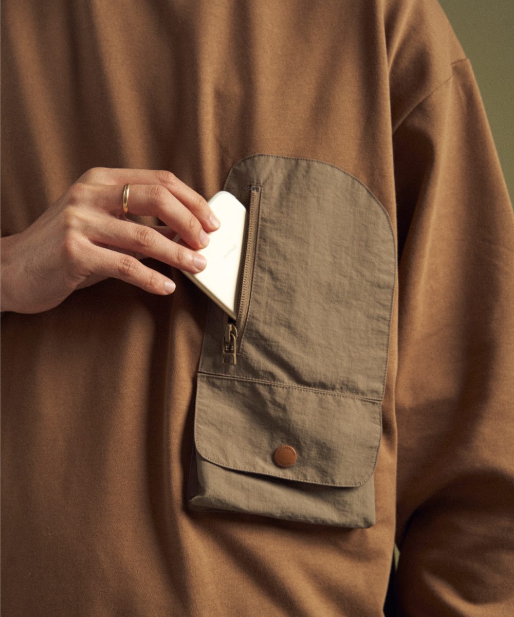 口袋長TEE Ripstop Pocket Lite Sweater