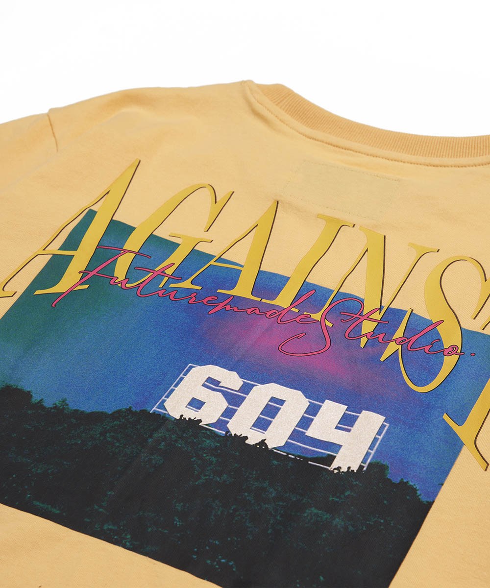 復古印花短TEE 604 Tee x Againstlab