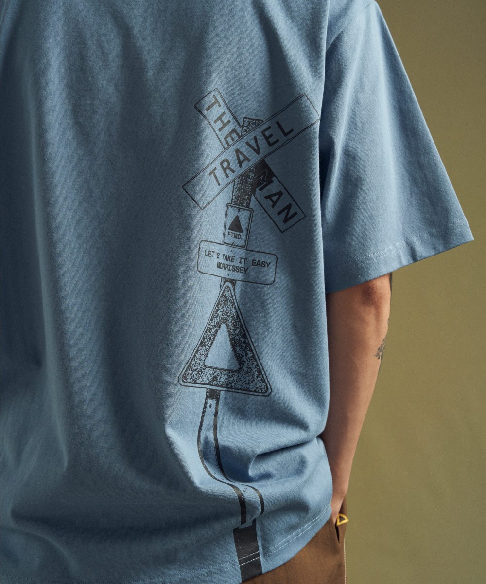 圖案短TEE Travel Tee