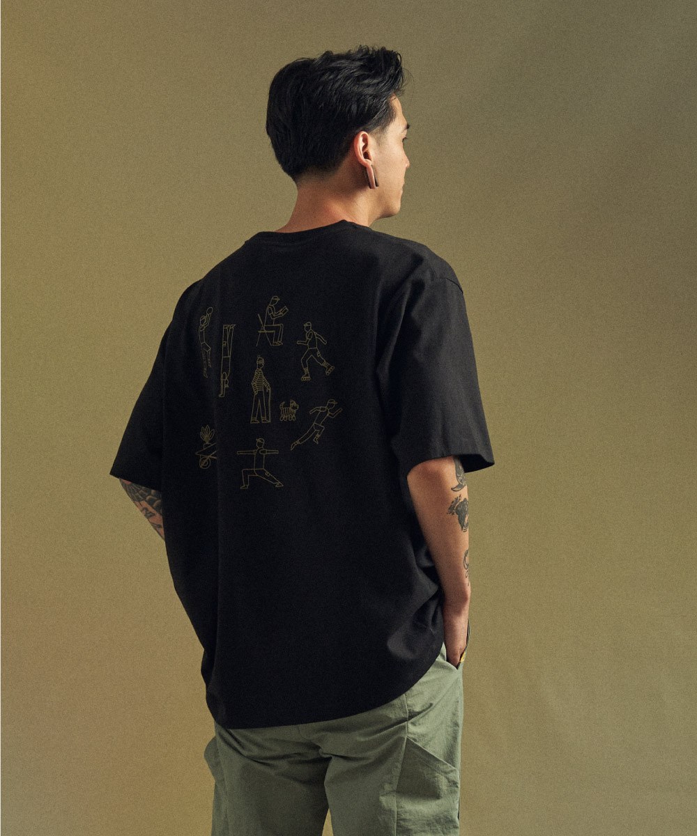 圖案短TEE Finding Morris Tee