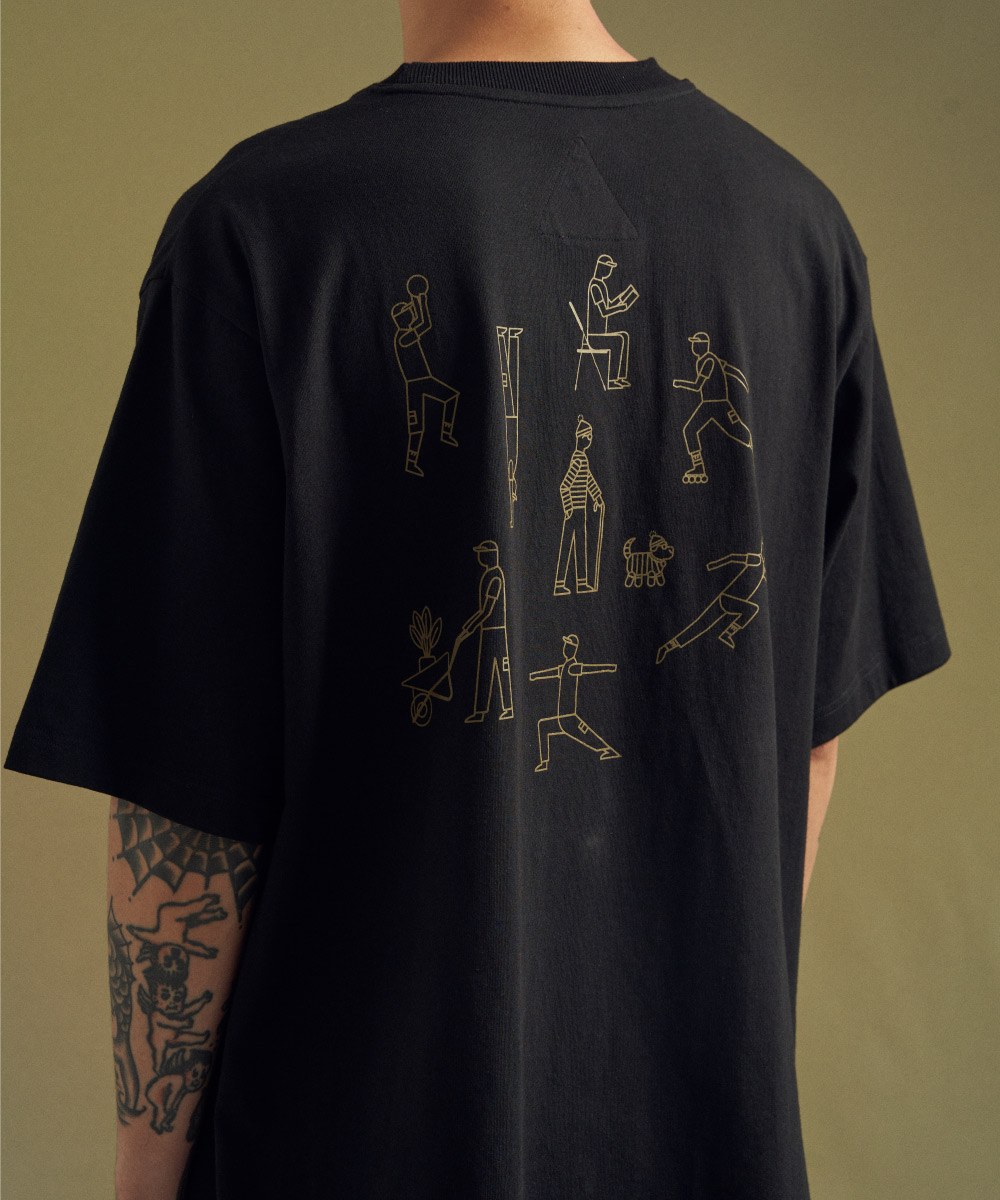 圖案短TEE Finding Morris Tee