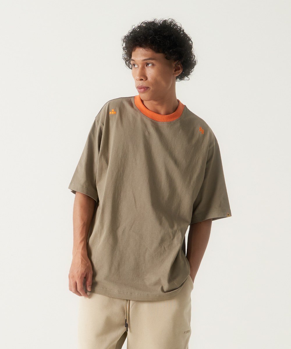 拚色短Tee Contrast Tee
