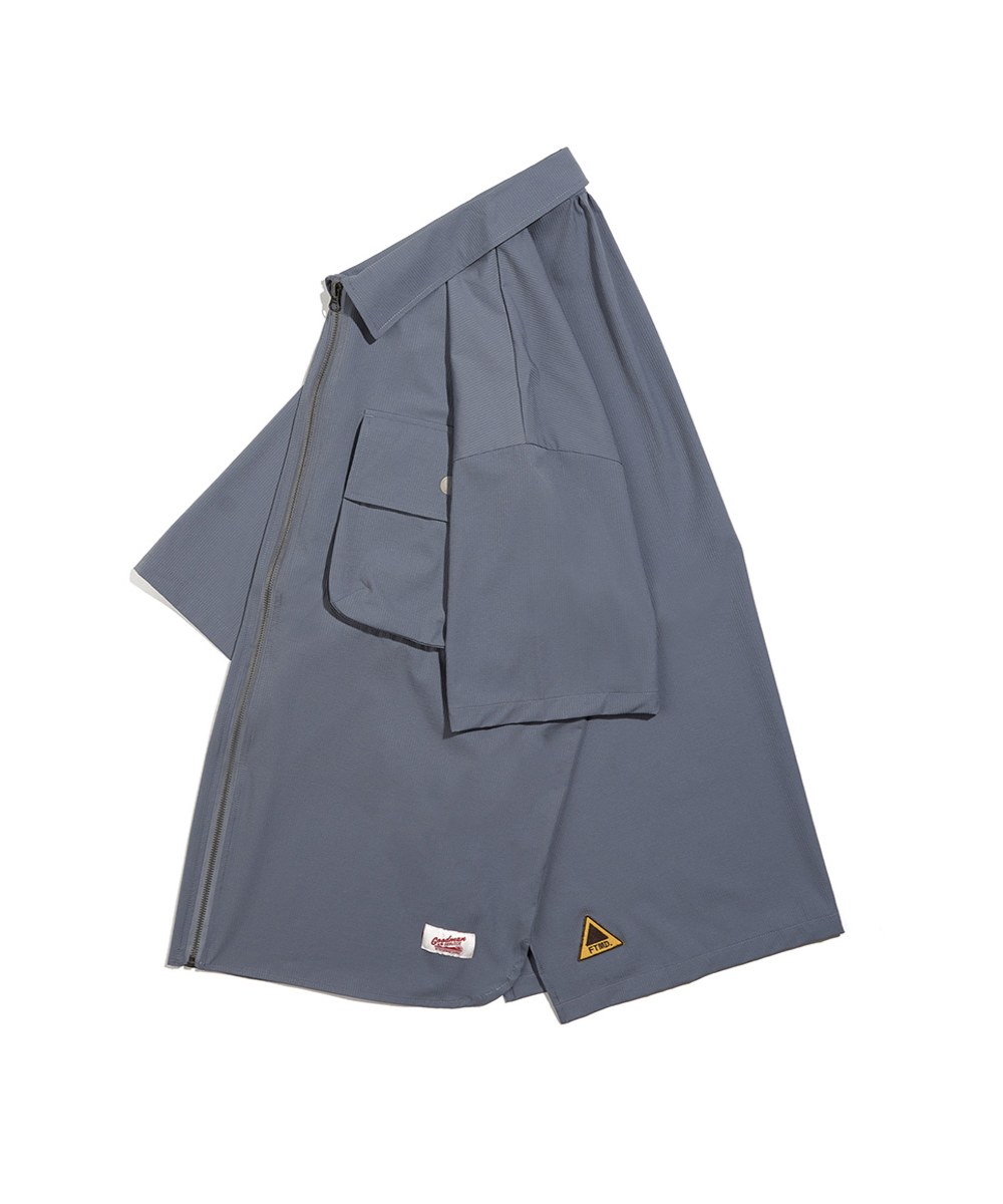 泡泡紗短袖襯衫 Seersucker Worker Shirt