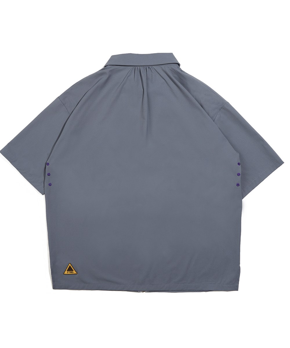 泡泡紗短袖襯衫 Seersucker Worker Shirt