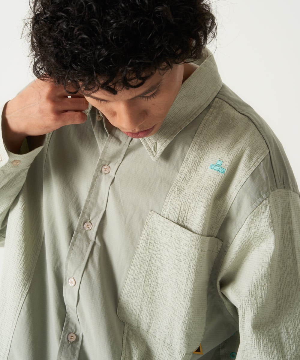 拚色口袋襯衫 Fancy Shirt