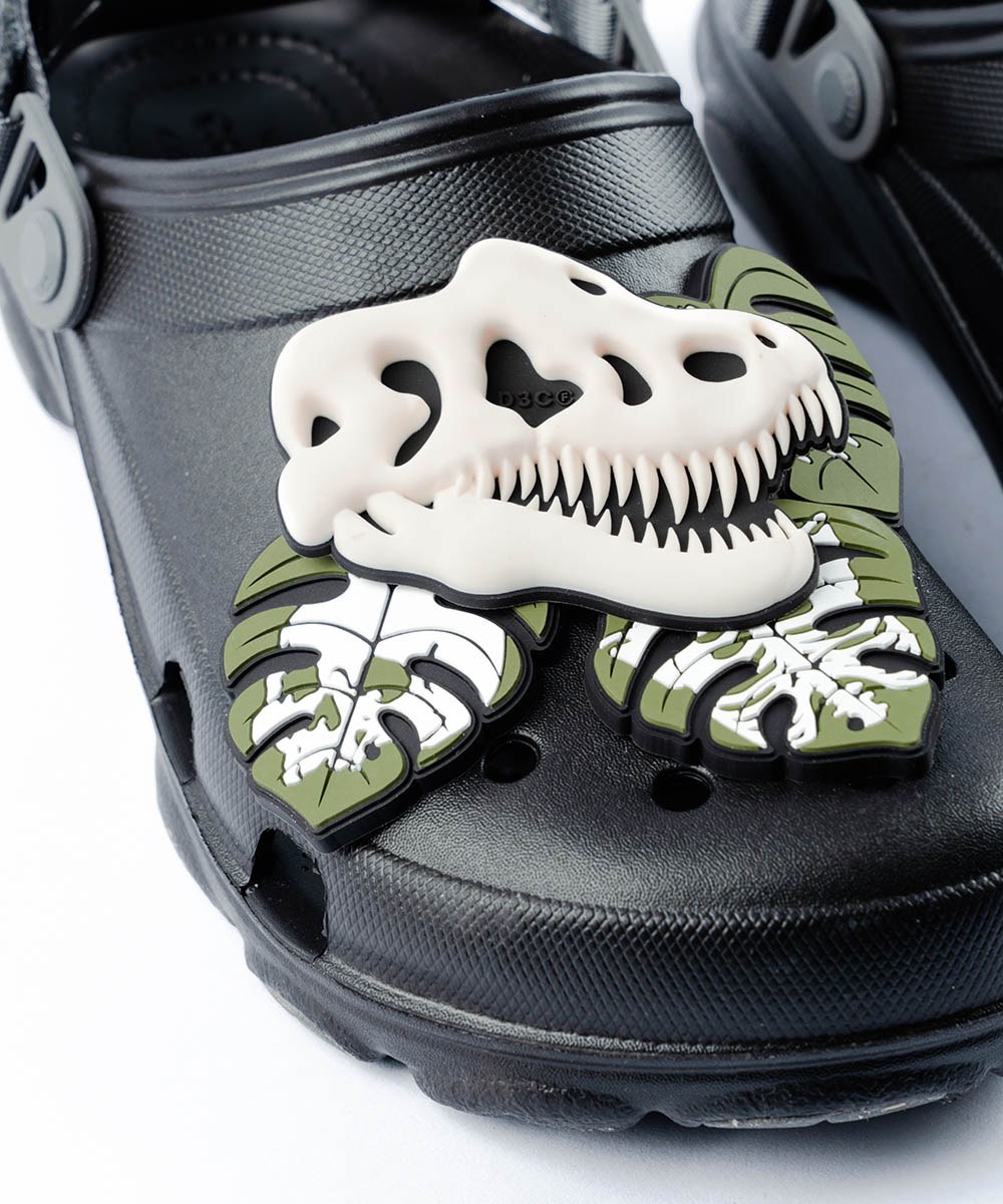 恐龍鞋扣 一組兩入 Bone On Feet Jibbitz