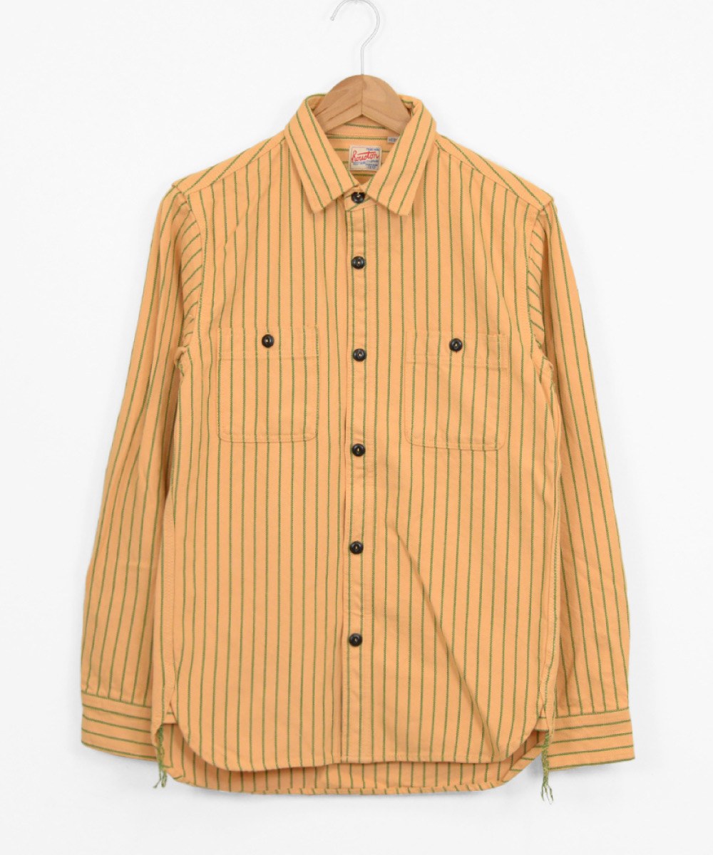 直條紋長袖襯衫 STRIPE VIYELLA SHIRT