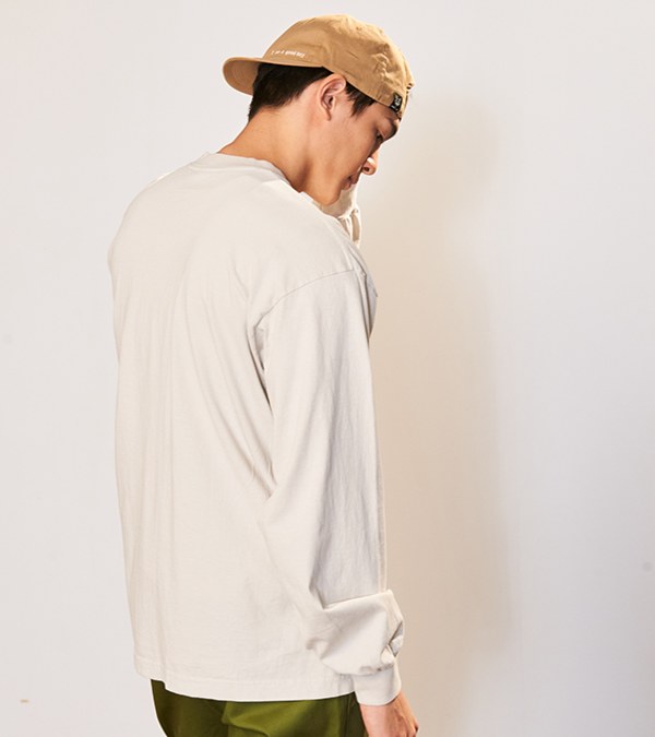 圖案長袖TEE ALL PURPOSE LOGO L/S TEE