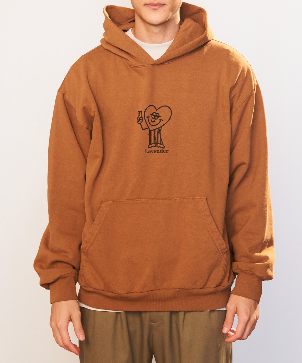 圖案帽TEE PEACE & LOVE HOODIE