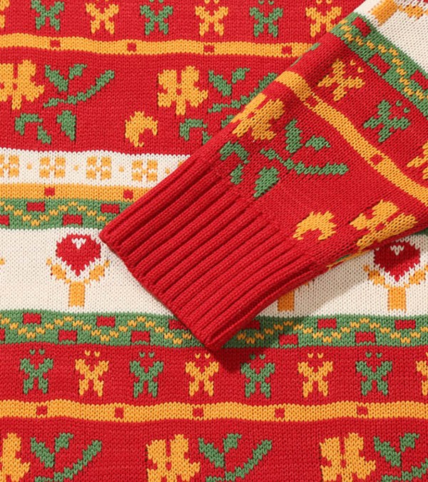 圖案針織毛衣 Blooming Fair Isle Sweater