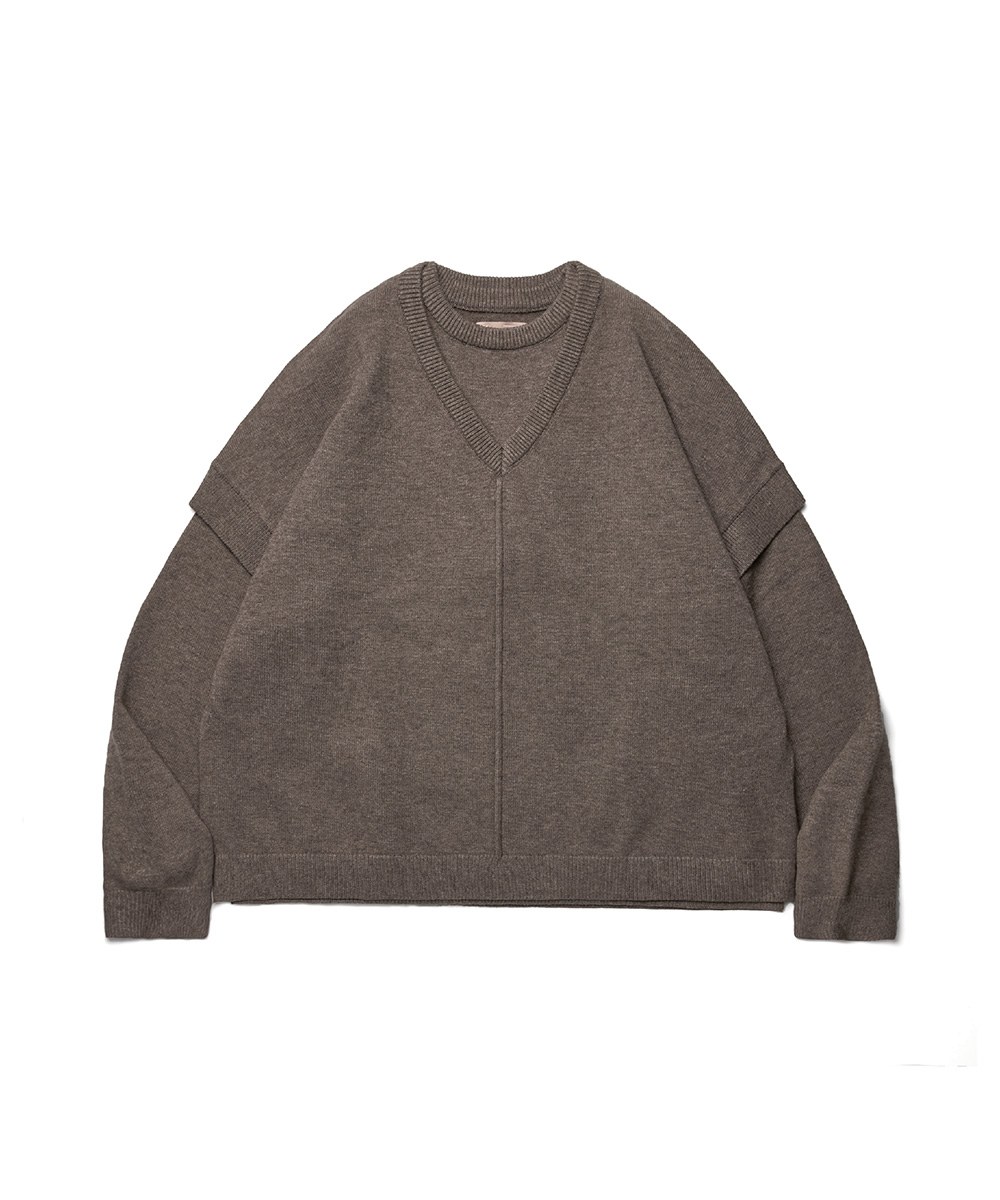 MELSIGN x Mouggan兩件式V領針織衫