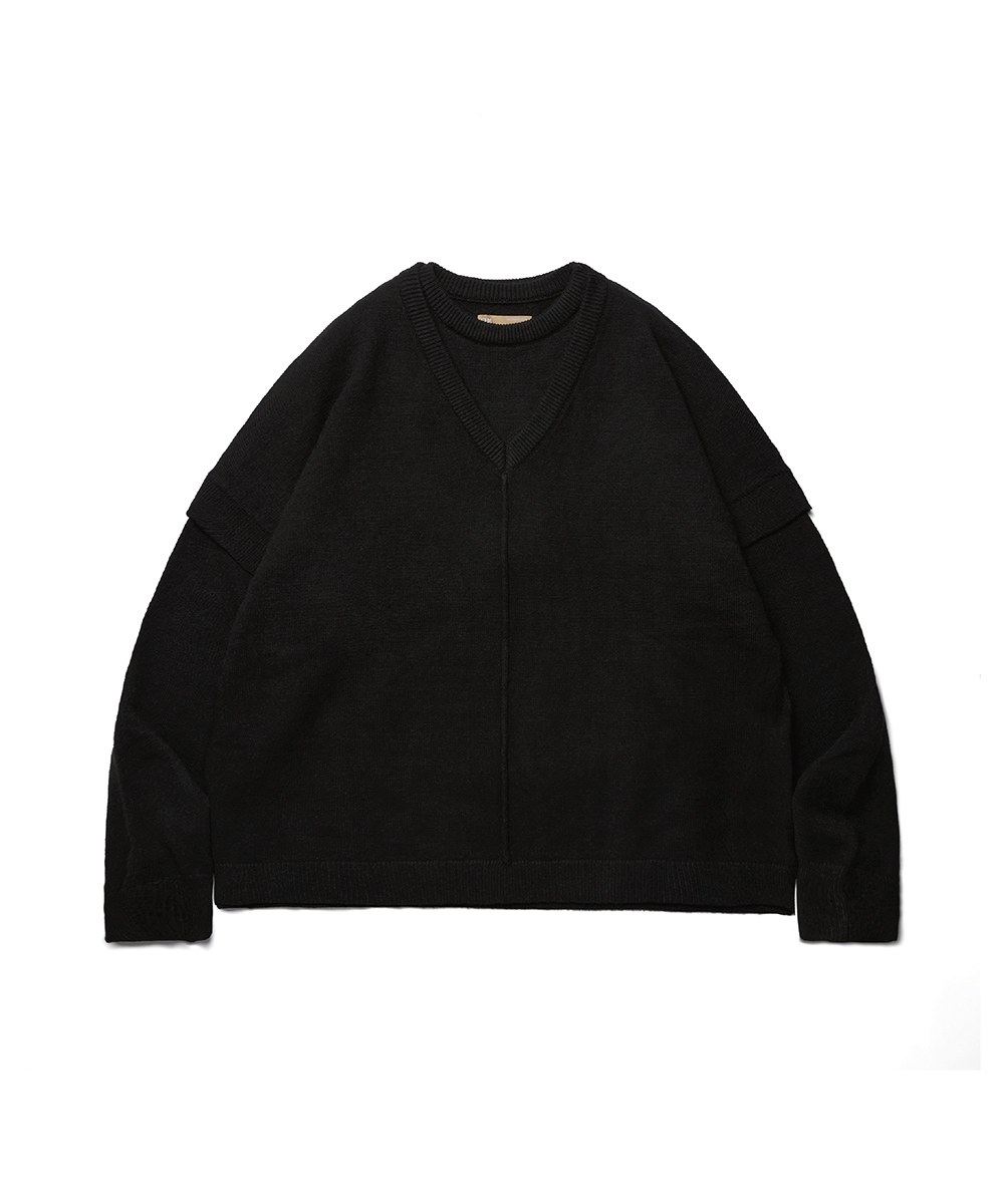 MELSIGN x Mouggan兩件式V領針織衫