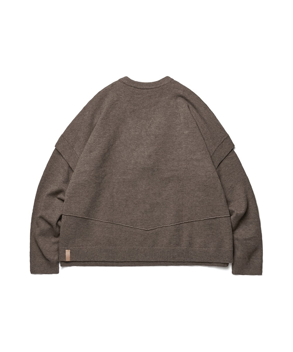 MELSIGN x Mouggan兩件式V領針織衫