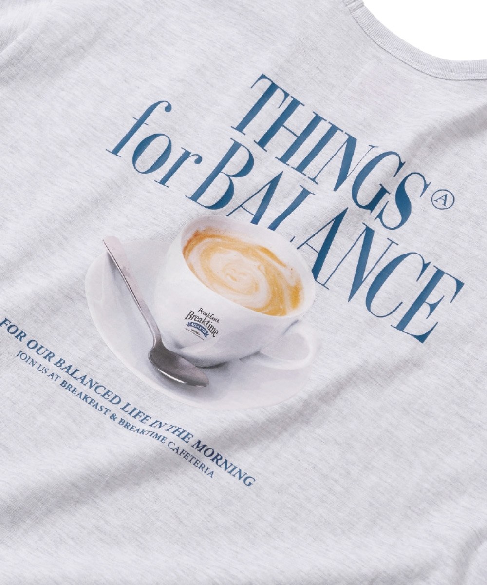 早晨印花TEE MORNING CAFE TEE