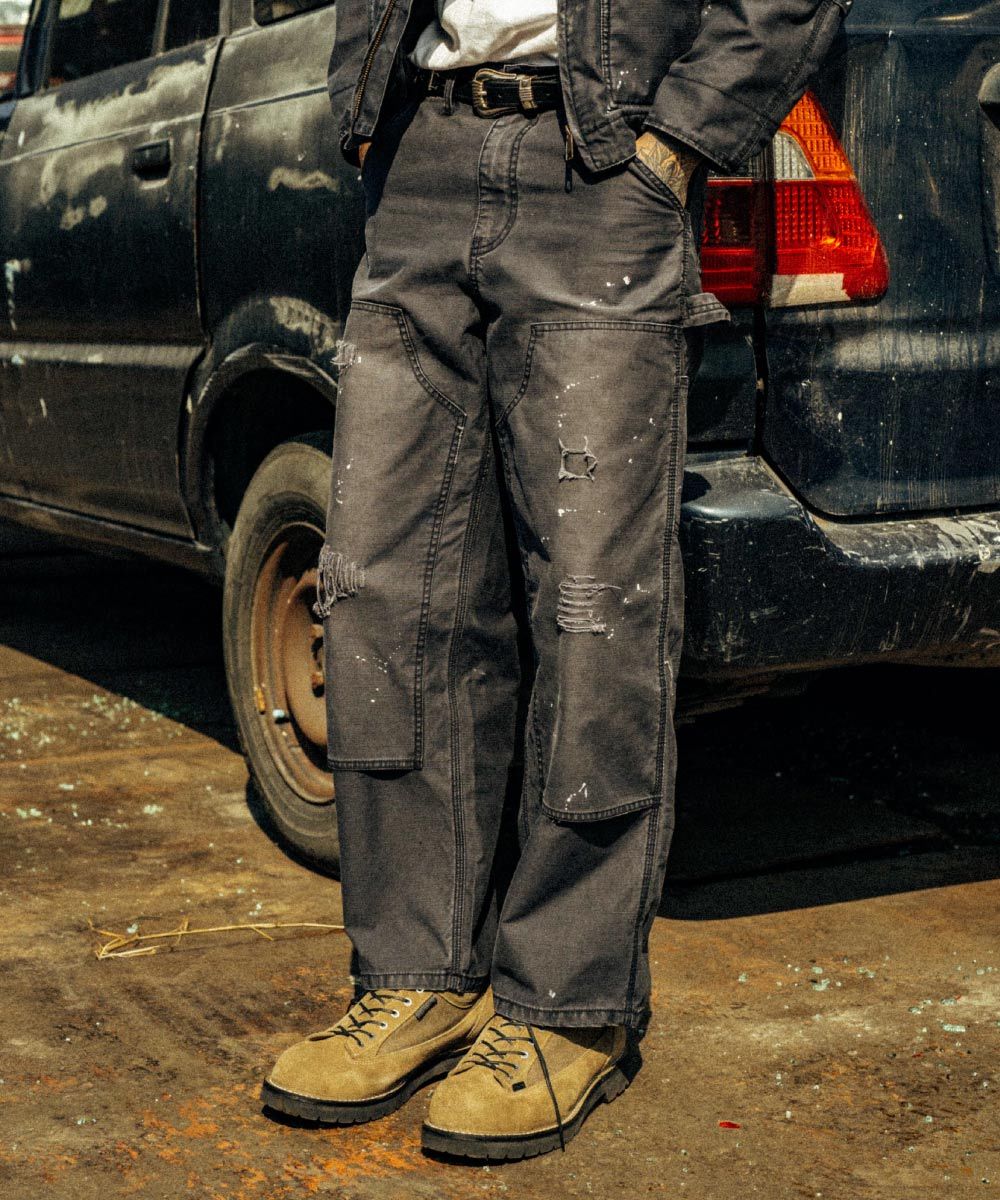 ORDINARY 潑漆做舊工作褲