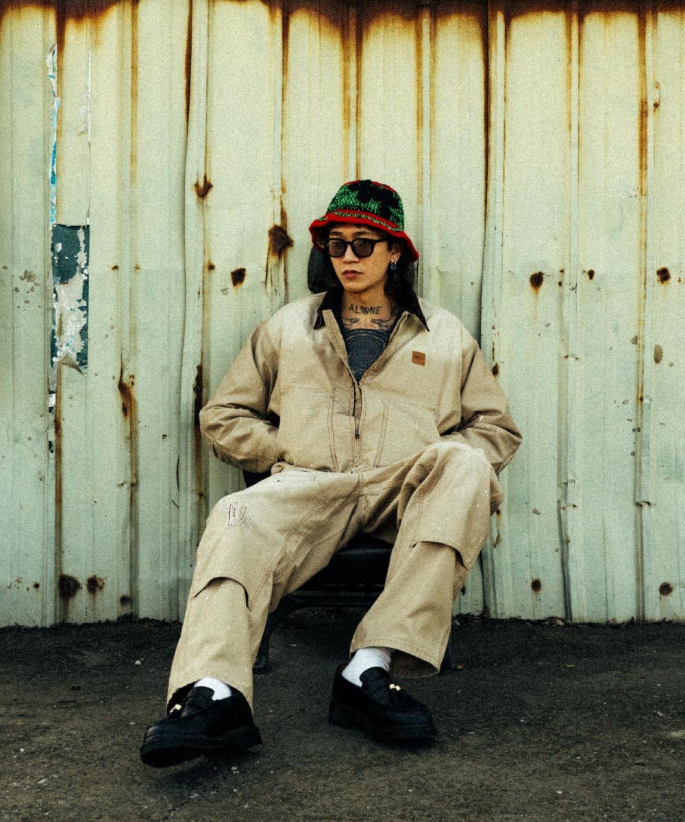 ORDINARY 潑漆做舊工作褲