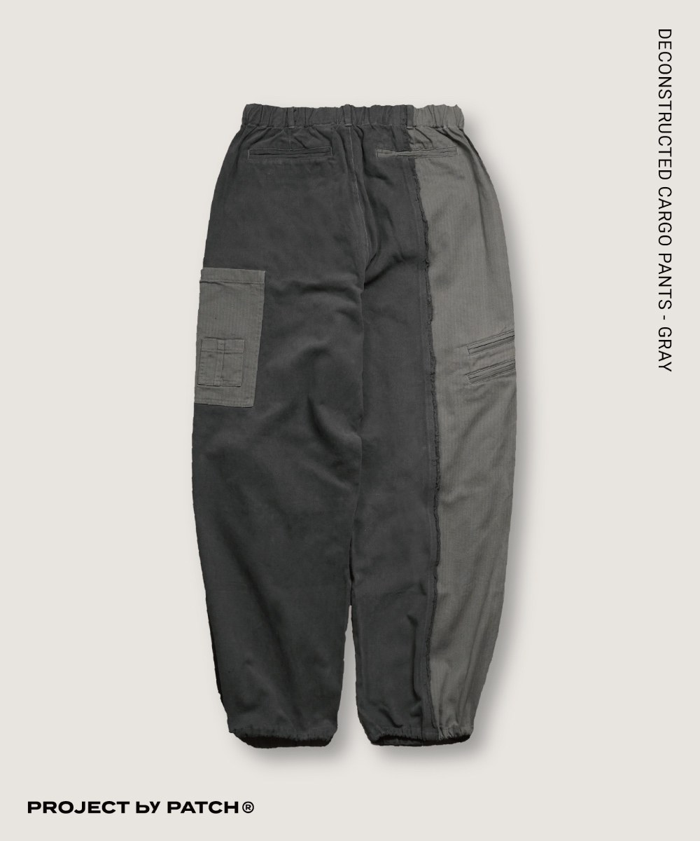拼布抽鬚長褲 DECONSTRUCTED CARGO PANTS