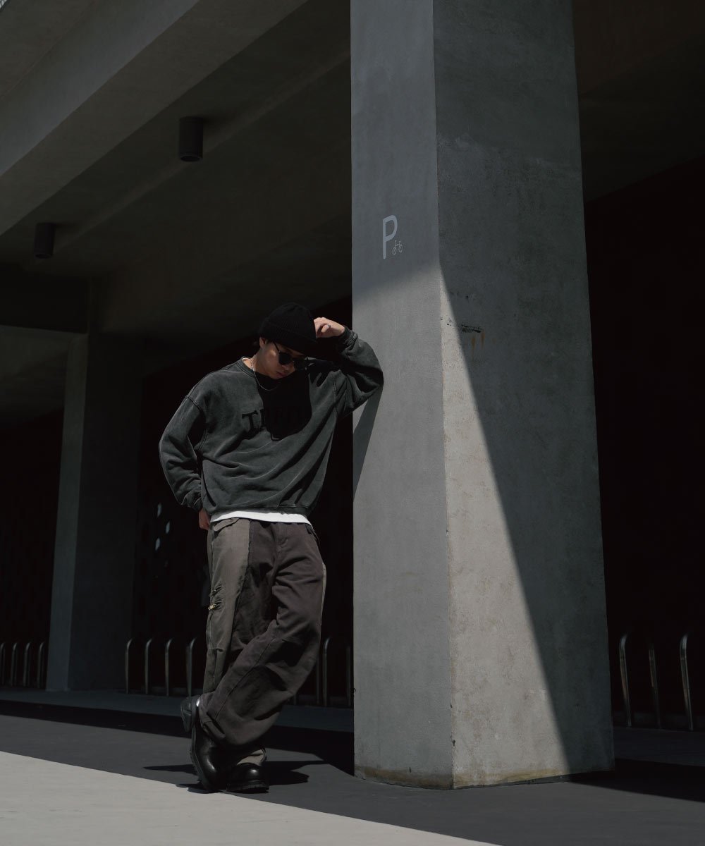 拼布抽鬚長褲 DECONSTRUCTED CARGO PANTS