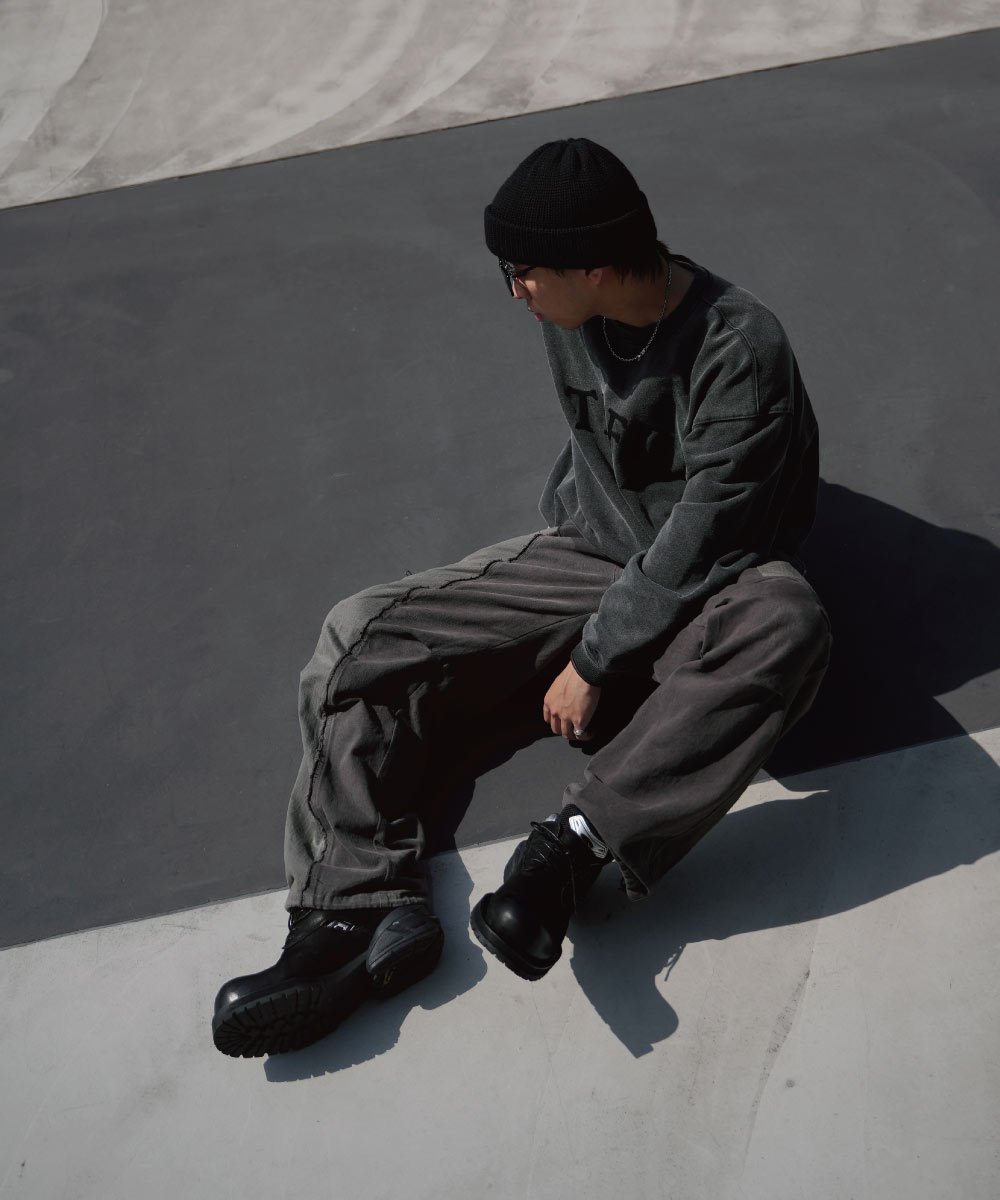 拼布抽鬚長褲 DECONSTRUCTED CARGO PANTS
