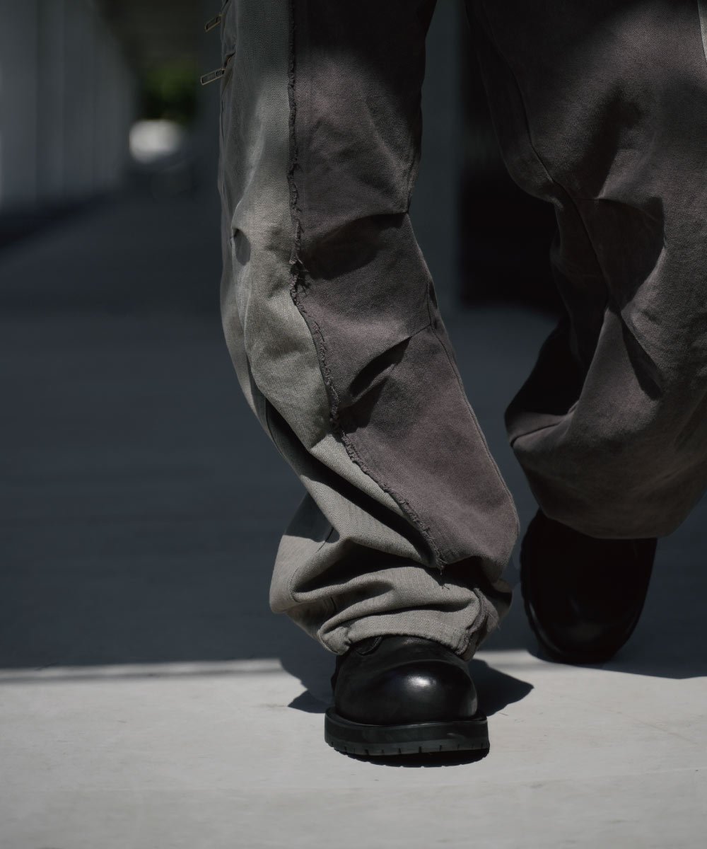 拼布抽鬚長褲 DECONSTRUCTED CARGO PANTS