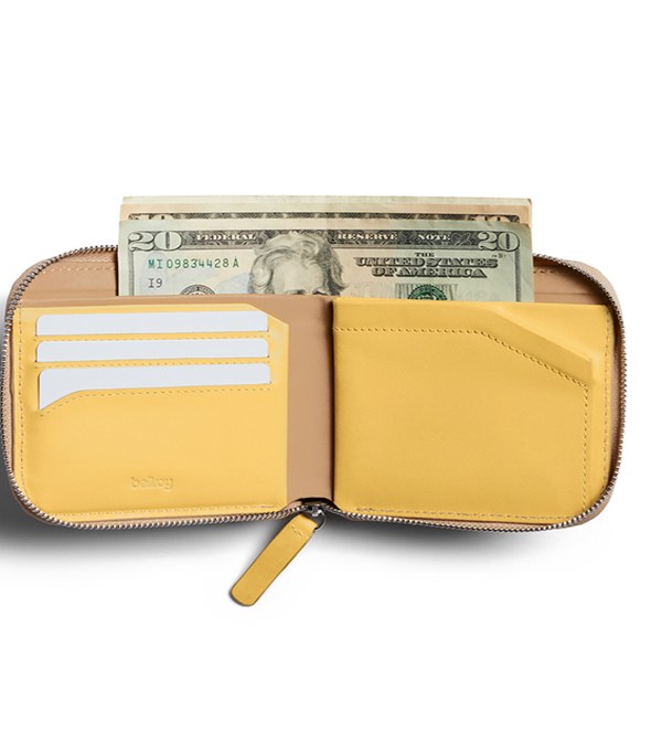 Zip Wallet 真皮拉鍊錢包