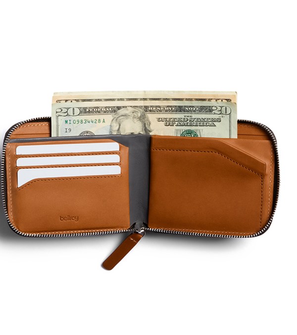 Zip Wallet 真皮拉鍊錢包