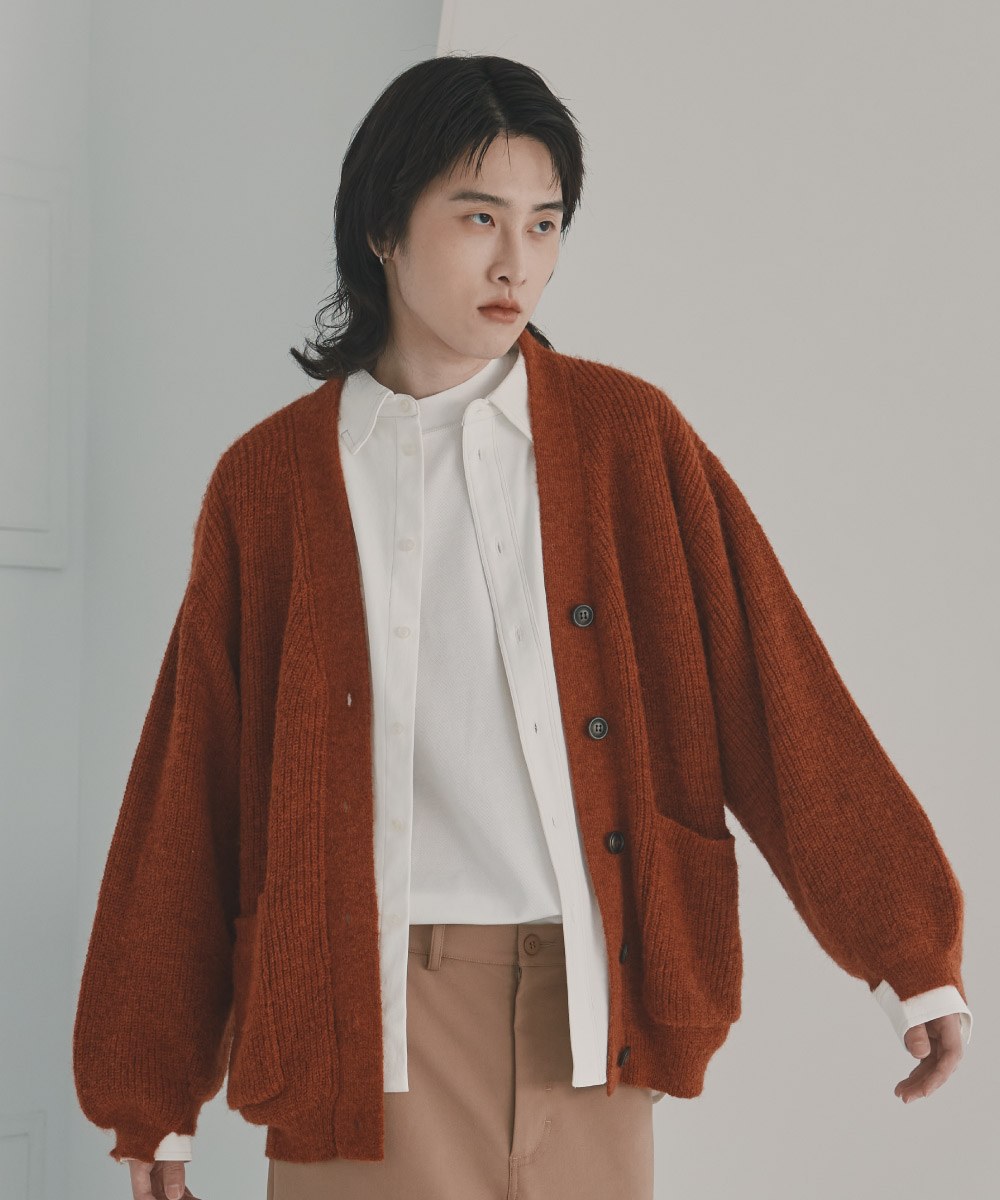 Blurry V-Neck Cardigan