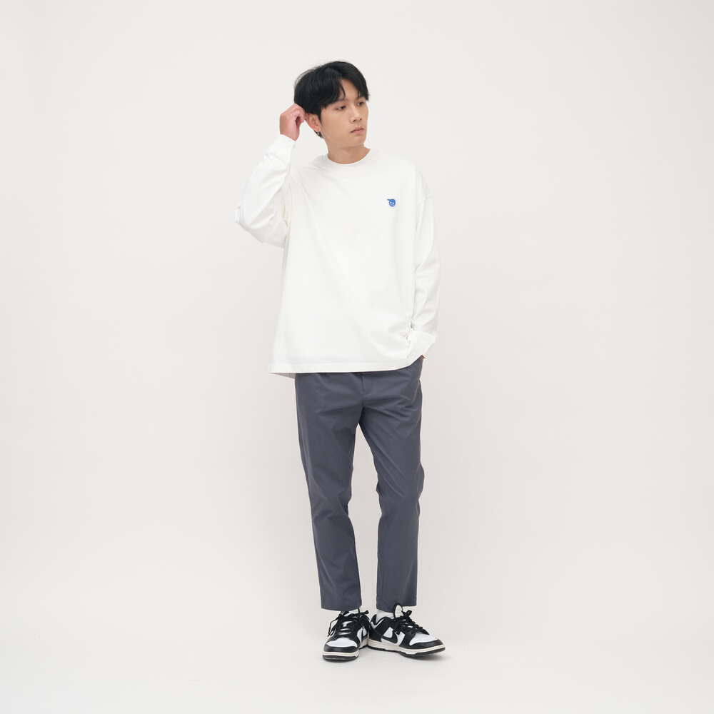 小P社長-Logo多色長袖TEE