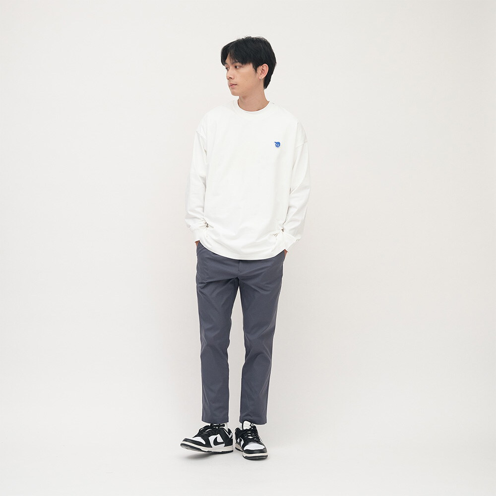 小P社長-Logo多色長袖TEE