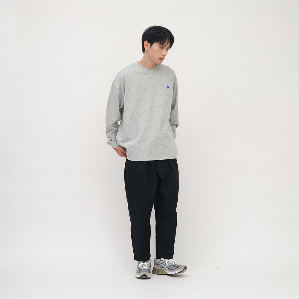 小P社長-Logo多色長袖TEE