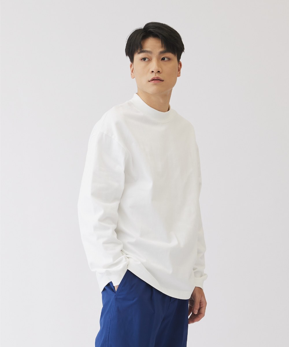 小P社長中高領重磅長TEE