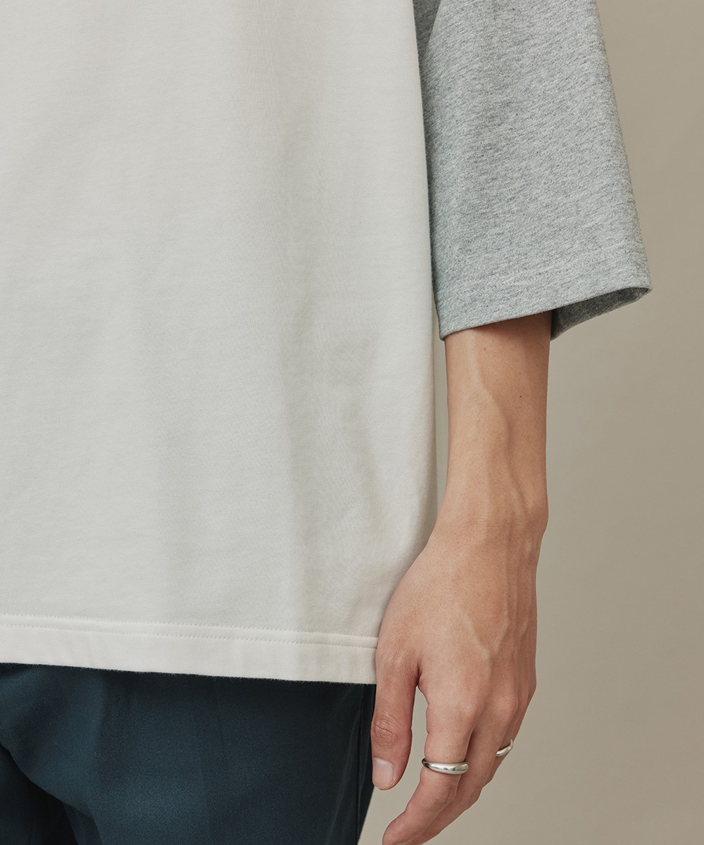 復古感洗舊印刷LOGO棒球TEE